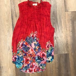 Brand new anthropology beautiful flowing top